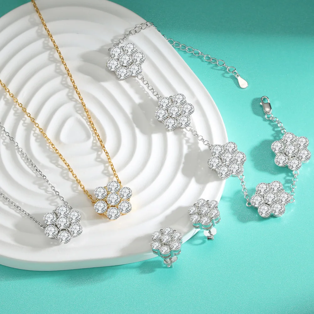Moissanite Jewelry Set